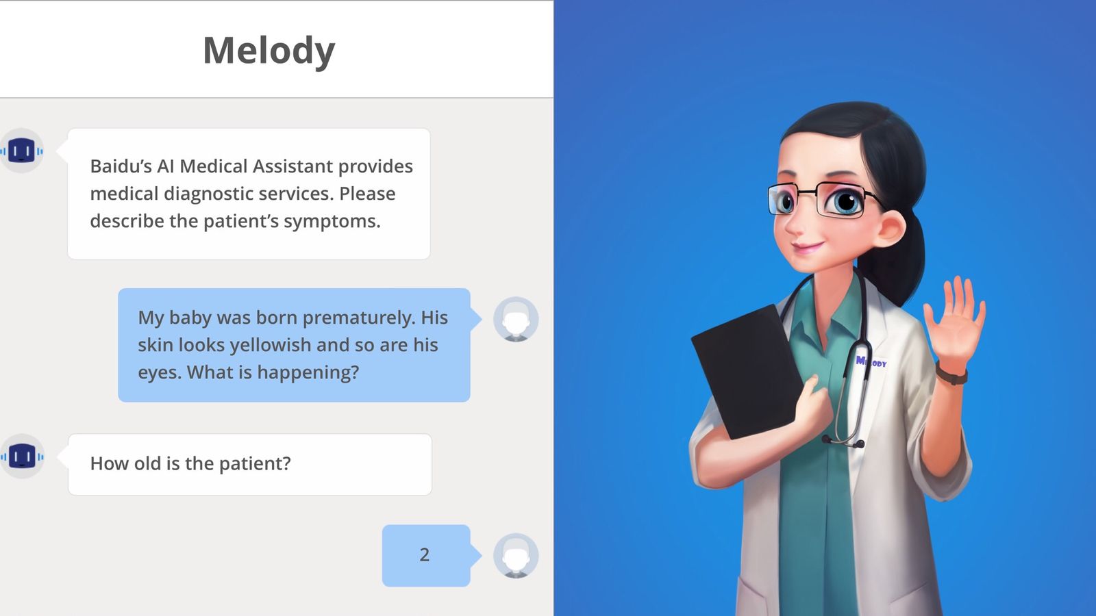 Baidu’s Melody – AI Powered Conversational Bot for Doctors and Patients