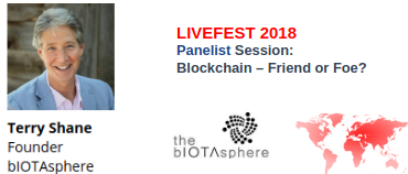 Mark Wales from Galileo Platforms speaks @ Blockchain – Friend or Foe? panel session – Global LIVEFEST 2018