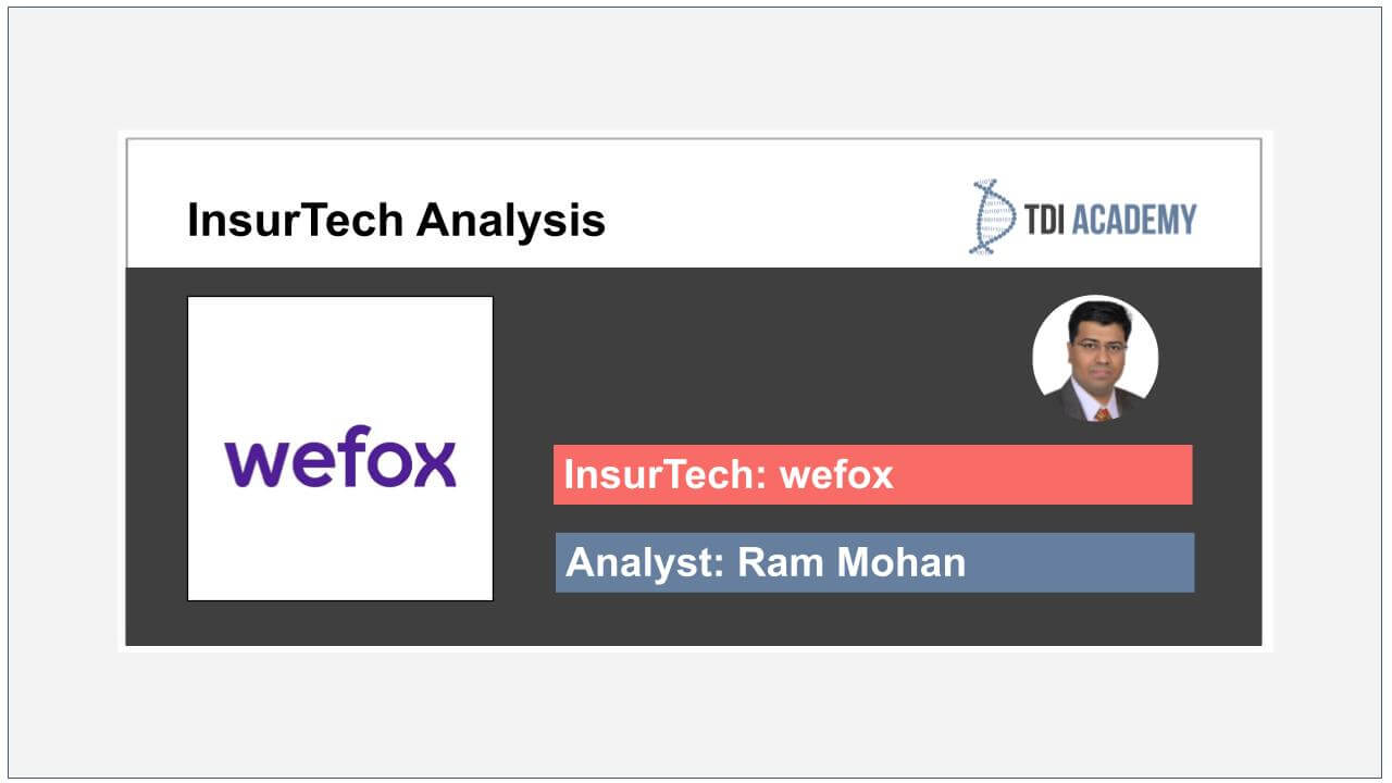 wefox Plataforma de investigación de análisis de InsurTech The Digital Insurer