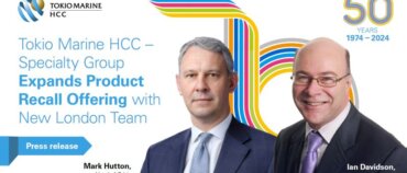 Tokio Marine HCC Specialty Group Introduces London-based Product Recall Team | Insurtech Insights